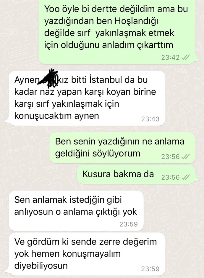 Ben mi yanlış anladım dediği gayette o anlama çıkmıyo mu?