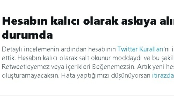 Kalıcı olarak askıya alınmış twitter hesabımız varsa sıfırdan hesap açabilir miyiz açarsak nasıl açarız?