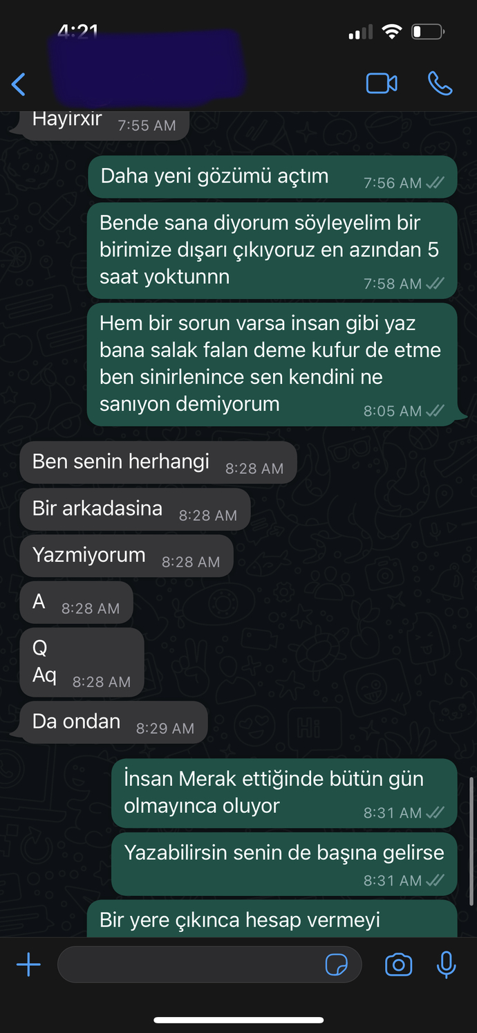 Sevgilimle tartıştık. Sizce kim haklı?