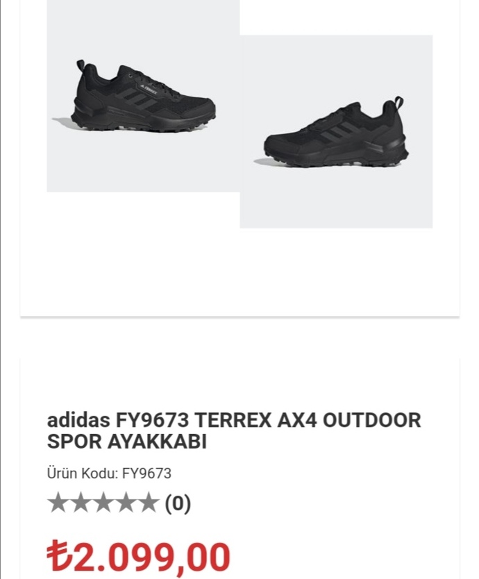 Geçen sene 750 TLye aldığım spor ayakkabı 2.099 TL olmuş! Bir ayakkabıya bu kadar para vermek mantıklı mı sizce?