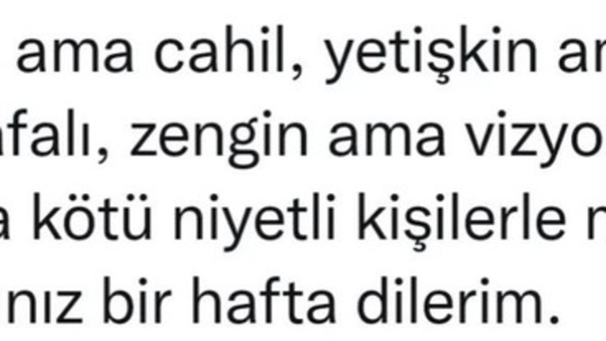 Ne tür insanlar kendisinden uzak durmanıza sebep?