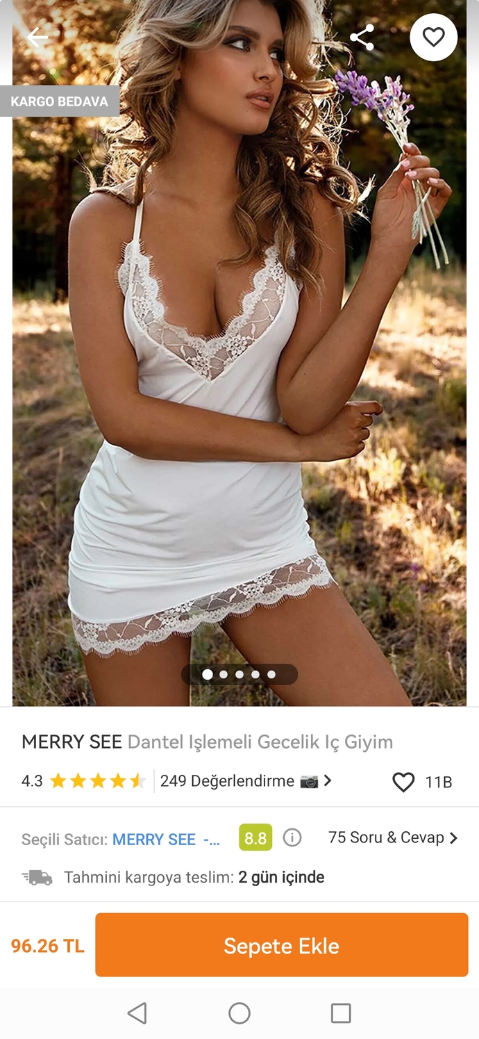 Yeni evliyim, bu tarz pijamalar giyiyorum. Kocamın heyecanı kaçar mı ya?