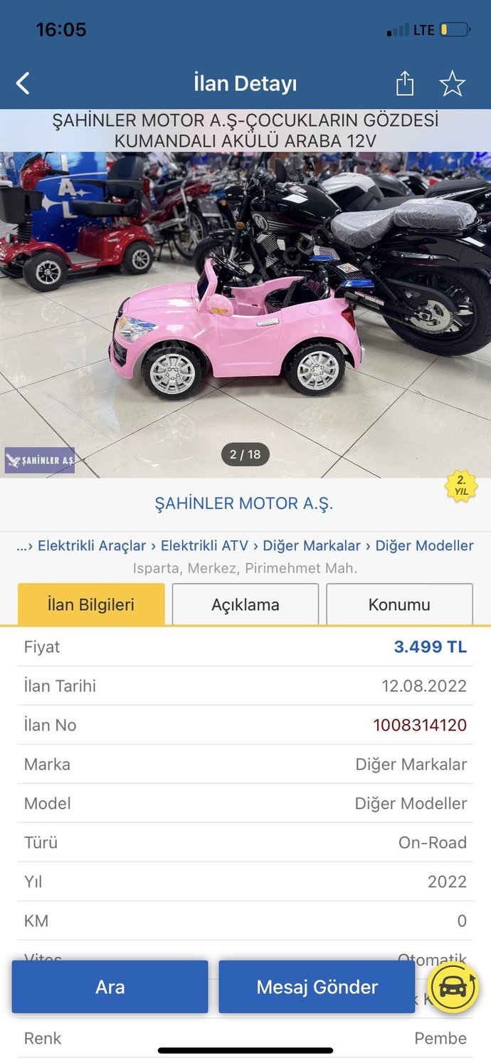 Hangi arabayı alabilmeye durumunuz var?