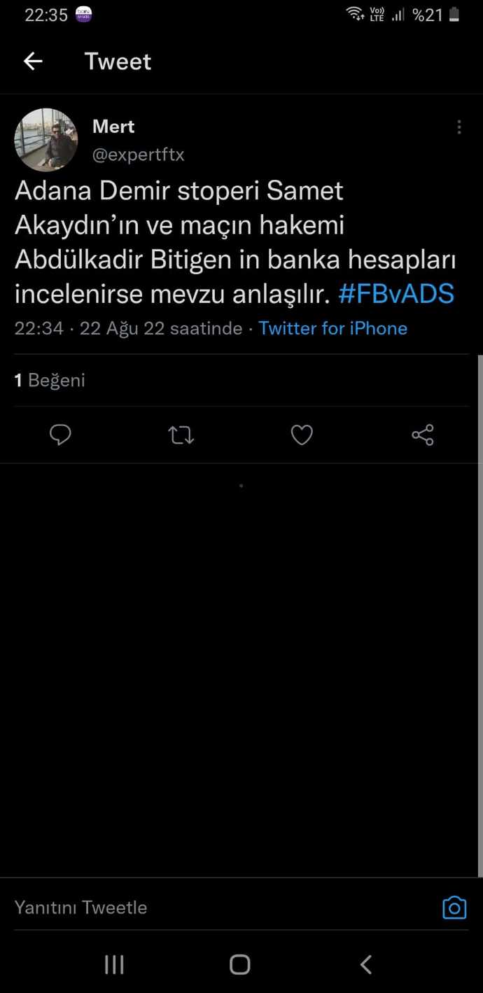 Maç başlamadan sonucu tayin edilmemiş mi?