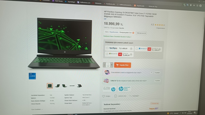 Bilgisayar Alacağım. Monster mı HP mi?
