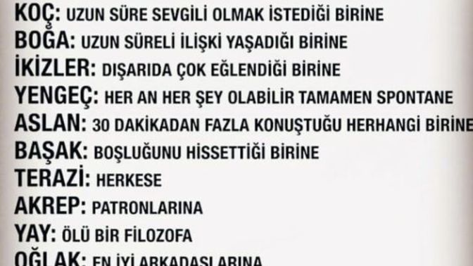 Burçlar kime aşık olur?