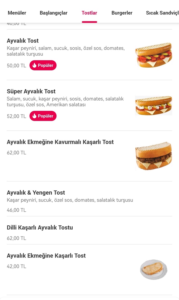 Gereksiz pahalı olduğunu düşündüğünüz yemek/yiyecek hangisi?