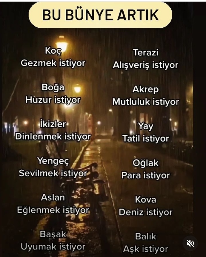 Burcuna göre bünyen ne istiyor?
