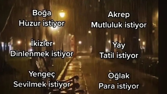 Burcuna göre bünyen ne istiyor?