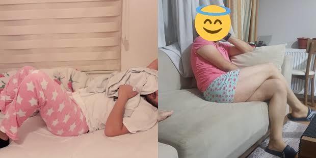 Sevgiliye yatılı gittiğinde eşofmanı unutursan ne yaparsın?