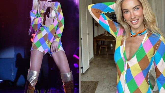 Burcu Esmersoy'un ve Gülşenin giydikleri tulum hangisine daha çok yakışmış?