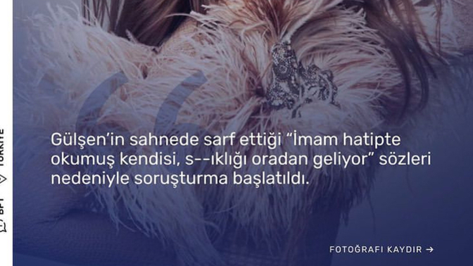 Şarkıcı Gülşen'in yaptığı açıklama ne kadar doğru sizce?