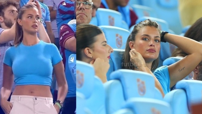 Trabzonspor tribünlerindeki güzellik sosyal medyayı kasıp kavurdu! Sizce de abartıldığı kadar güzel mi?