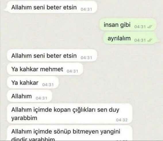 Sevgilim beni neden lanetledi?