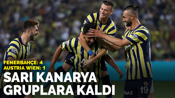 Fenerbahçe 4 - Austria wien 1... Sarı lacivertliler uefa avrupa liginde gruplara kaldı! Maçı nasıl buldunuz?