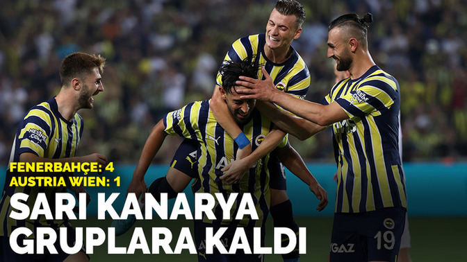 Fenerbahçe 4 - Austria wien 1... Sarı lacivertliler uefa avrupa liginde gruplara kaldı! Maçı nasıl buldunuz?