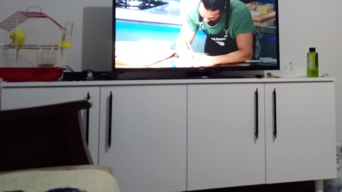 Yeni evime tv ünitesi aldım. Sizce nasıl?
