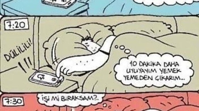 Alarm erteler misin?