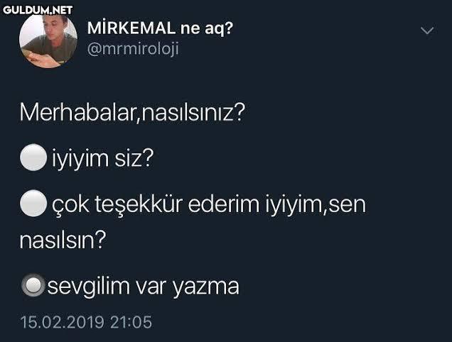 Sevgiliniz varken iltifat alsanız tepkiniz nasıl olur?