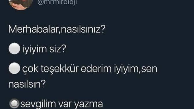 Sevgiliniz varken iltifat alsanız tepkiniz nasıl olur?