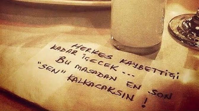 Herkes kaybettiği kadar içseydi masadan en son kim kalkardı sizce?