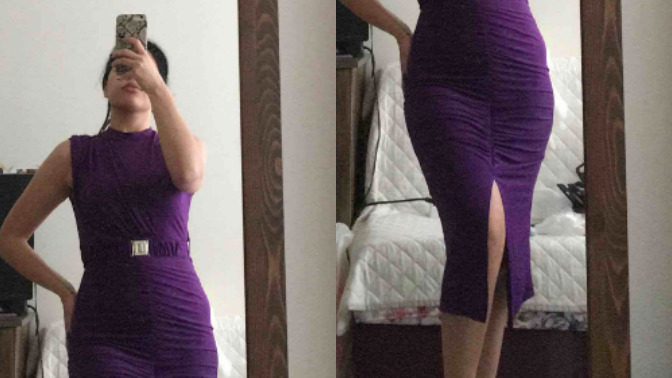 Abimin nişanında bu elbiseyi giyeceğim, görümce olarak bana uyar değil mi?