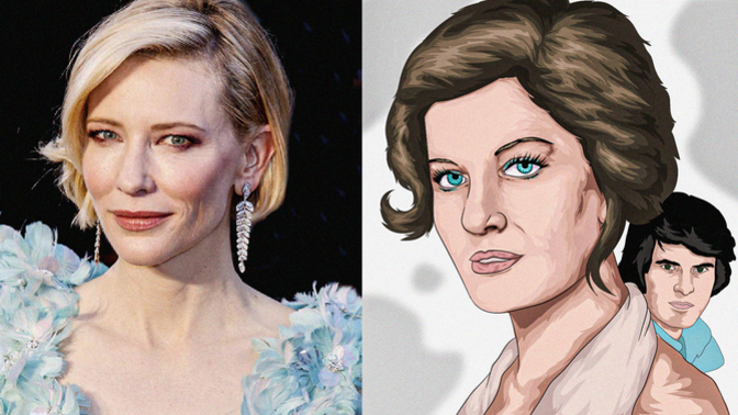 Cate Blanchett çizimi nasıl görünüyor?