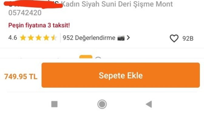 Bu mont fiyatları şaka mı?