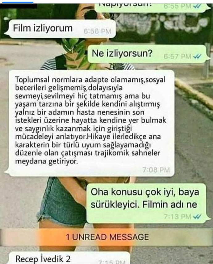 Sizin için izlenmesi gereken baş yapıt önerebileceğiniz bir film var mı?