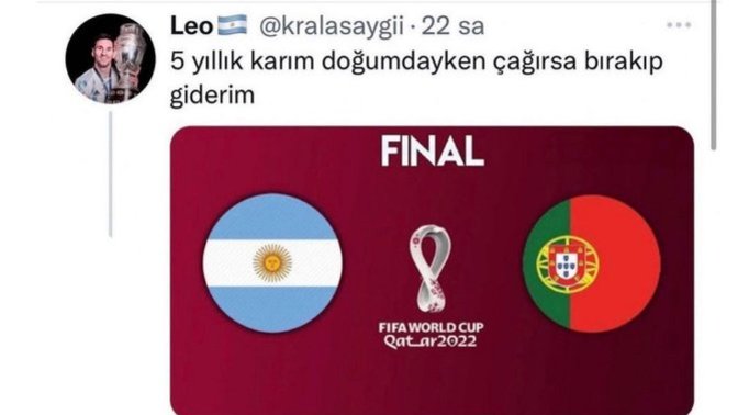 Eşiniz doğuma yakın, dünya kupası finallerine gitse ne yapardınız?