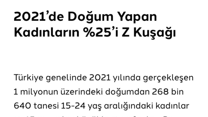 Z kuşağı anne oluyor, ne düşünüyorsunuz?