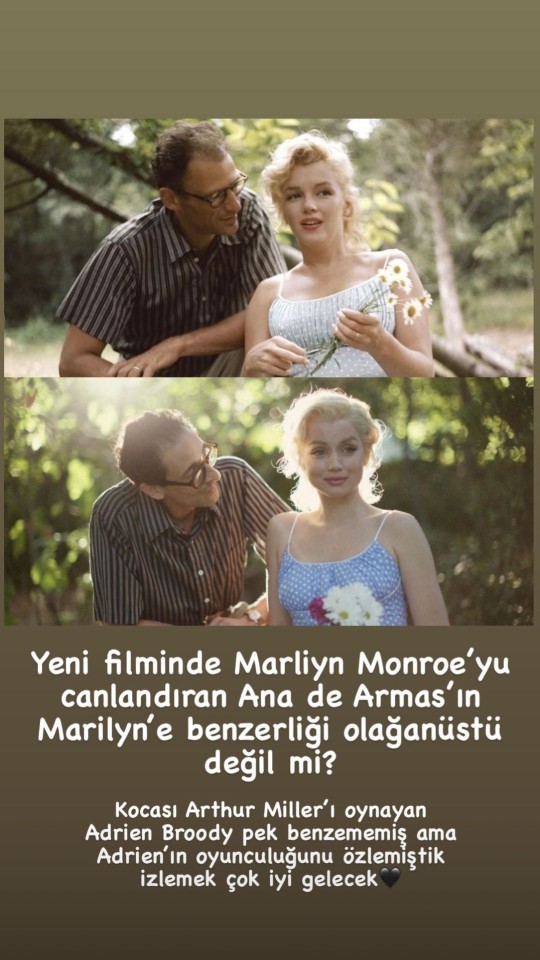 Marliyn Monreo filmine gidecek misiniz?