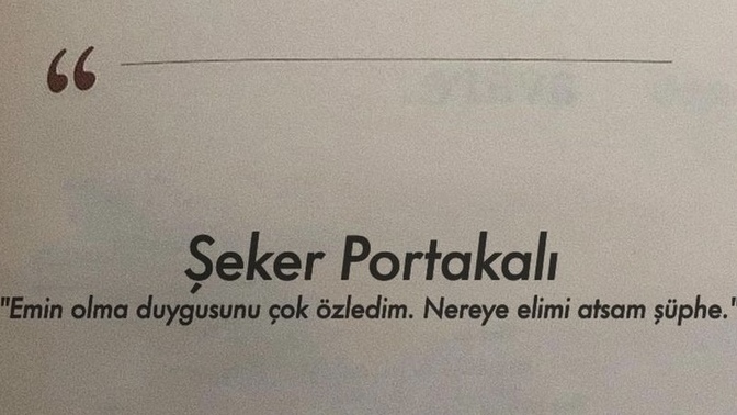 Emin olma duygusunu çok özledim?