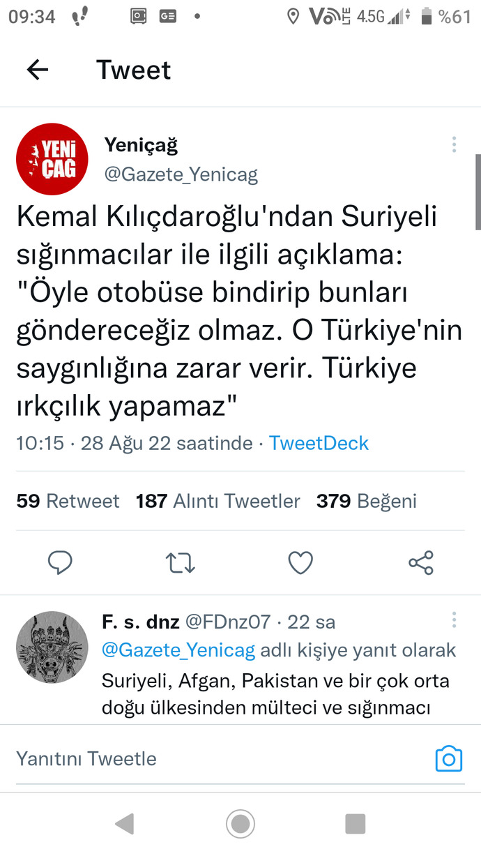 BAY KEMAL, dünkü programında ; Suriyelileri, zorla göndermeyecez ve gönüllü gidecekler dedi. Ne düşünüyorsunuz?