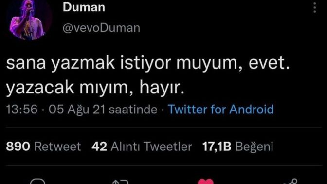 Yazmak isteyip de yazamadığınız biri var mı?