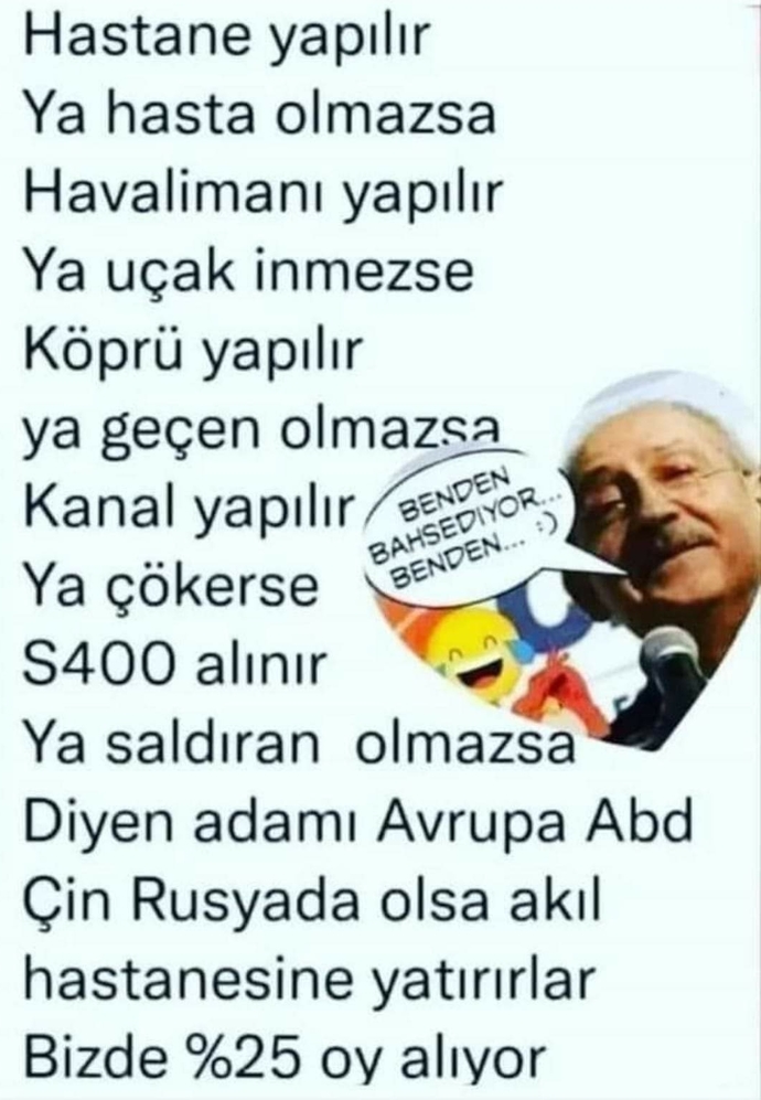 Siyaseti bırakmasını istediğiniz biri var mı?