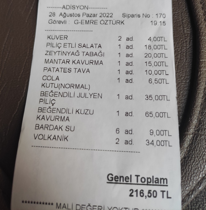 Dışarıda doydum demen için ne kadar harcama yapmalısın?