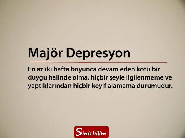 Hiç majör depresyona girdiniz mi?