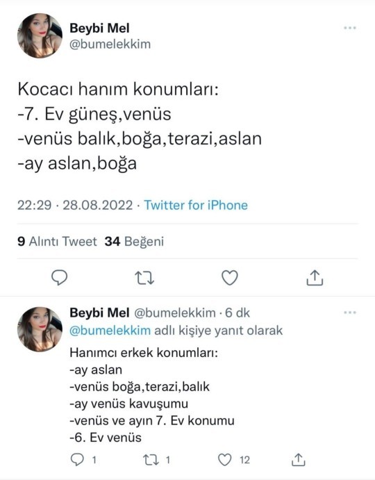 Doğum haritası üzerindeki çıkarımlara bakıyor musunuz?