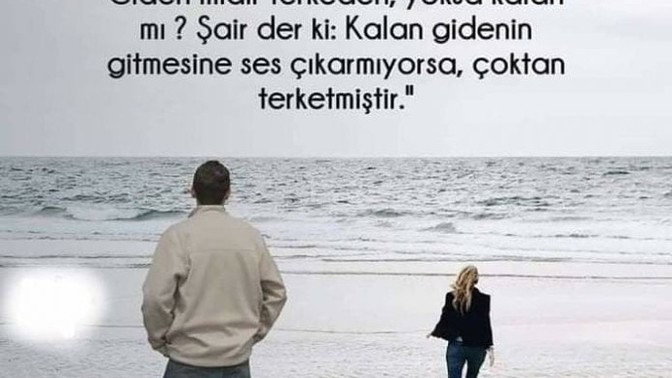 Ayrılığı kolay kabullenen birisinin sevgisine inanılır mı?
