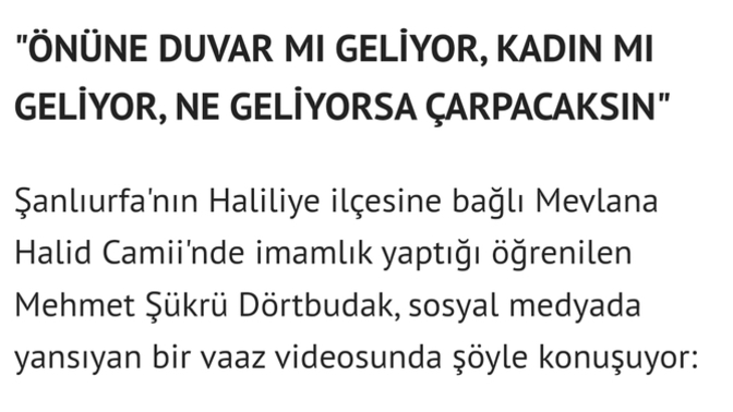 Dinime küfreden keske müslüman olsa iste sizin o savundugunuz imam hatiplerin hocalarin geldigi son nokta budur?