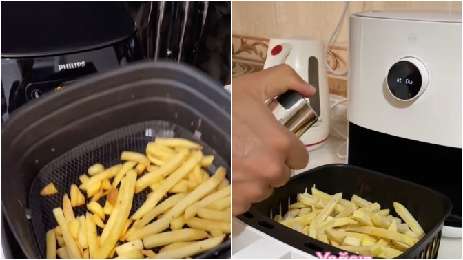 Sosyal medyada Xiaomi ve Philips Airfryer deneme videoları akım haline geldi. Sizce patates kızartması airfryerda güzel olur mu?