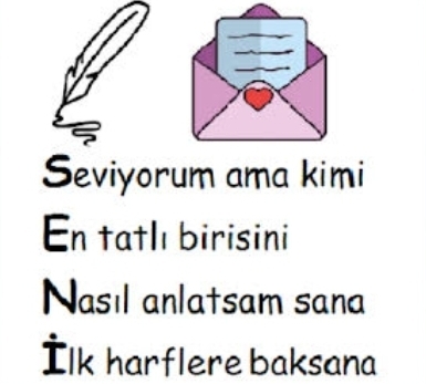 Sana Akrostiş yazayım mı?