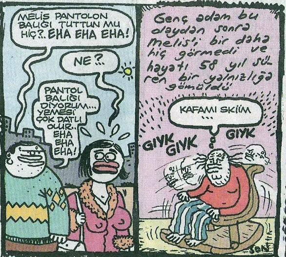 Konuştuğum birisi vardı. Belden aşağı fotoğraf çekmiş pantolonla. Tam o kısımda soda şişesi var?