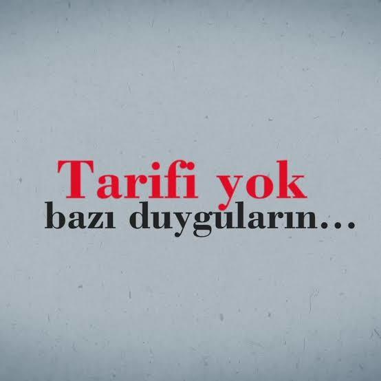 Hangi duygunuzun tarifi yoktur?