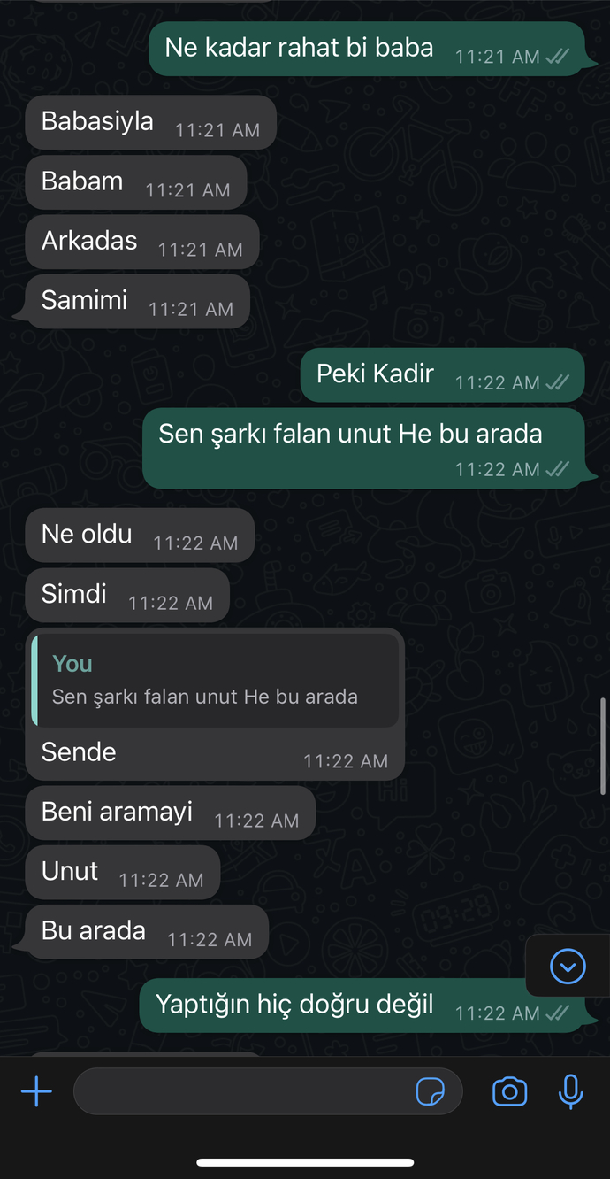 Sevgilimle tartıştıkk?
