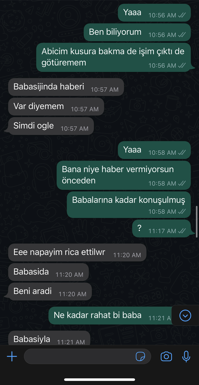 Sevgilimle tartıştıkk?