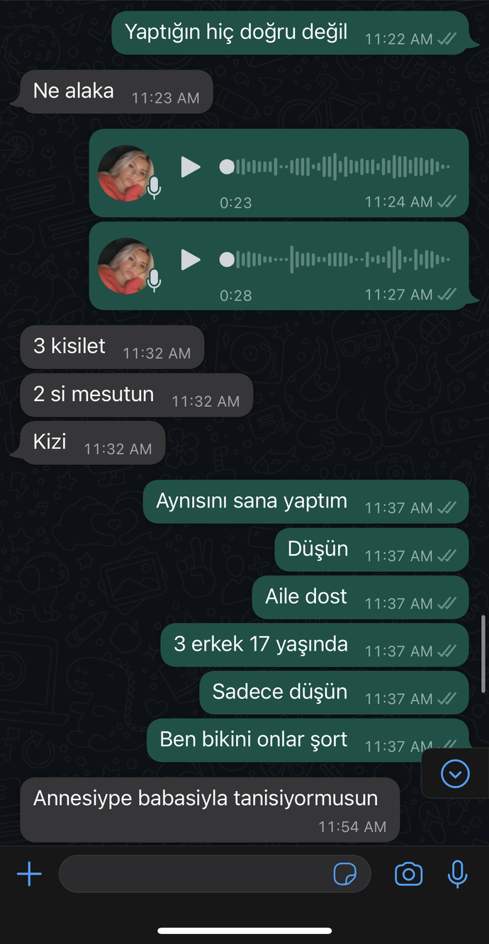 Sevgilimle tartıştıkk?