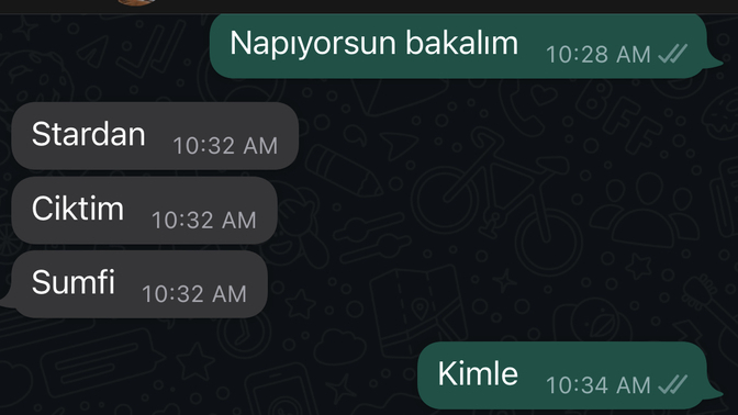 Sevgilimle tartıştıkk?