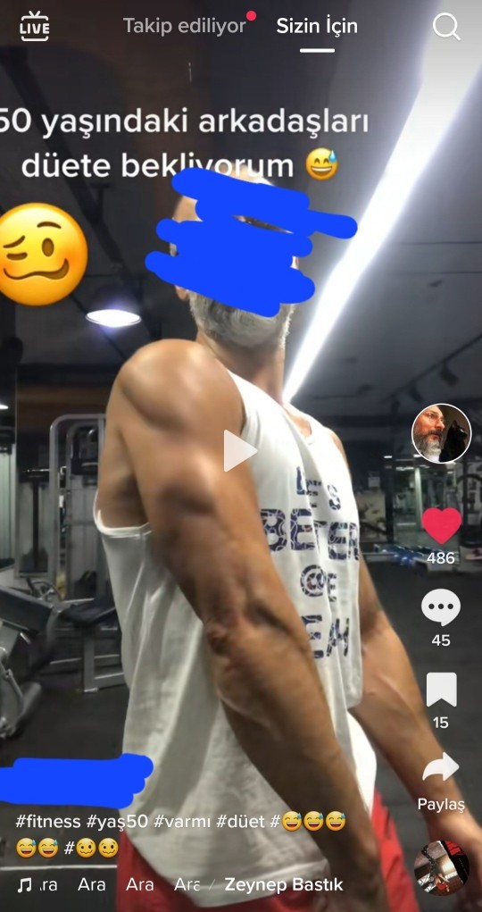 Bu adam 50 yasinda asik oldum ölcem?